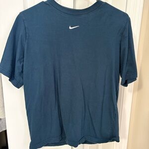 Nike Navy Tee with Logo